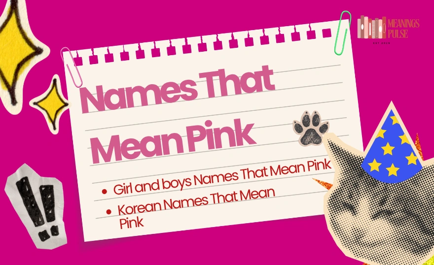 Names That Mean Pink – Girl, Boy, Korean & Japanese Names Names That Mean Pink